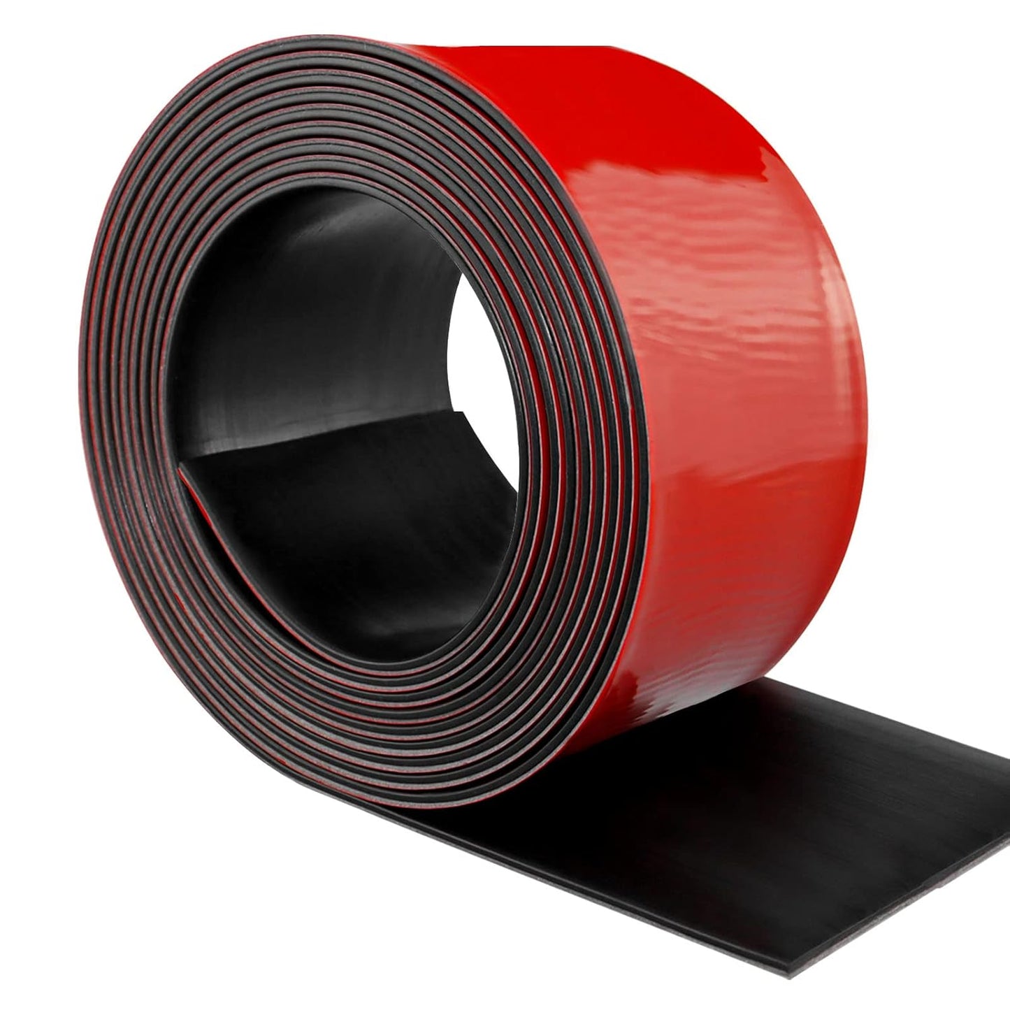 Neoprene Rubber Strips Self Adhesive Solid Rubber Sheets, Rolls & Strips for DIY Gaskets Crafts Pads Seals Warehouse Flooring Neoprene Sheet with Adhesive Backing (6" Wide x 1/16" Thick x 20' Long)