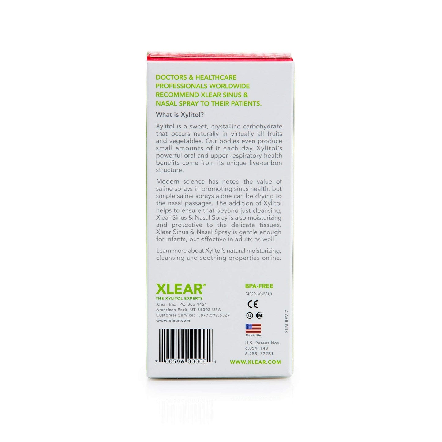 Xlear Natural Nasal Spray with Xylitol, 1.5 fl oz (Pack of 4)