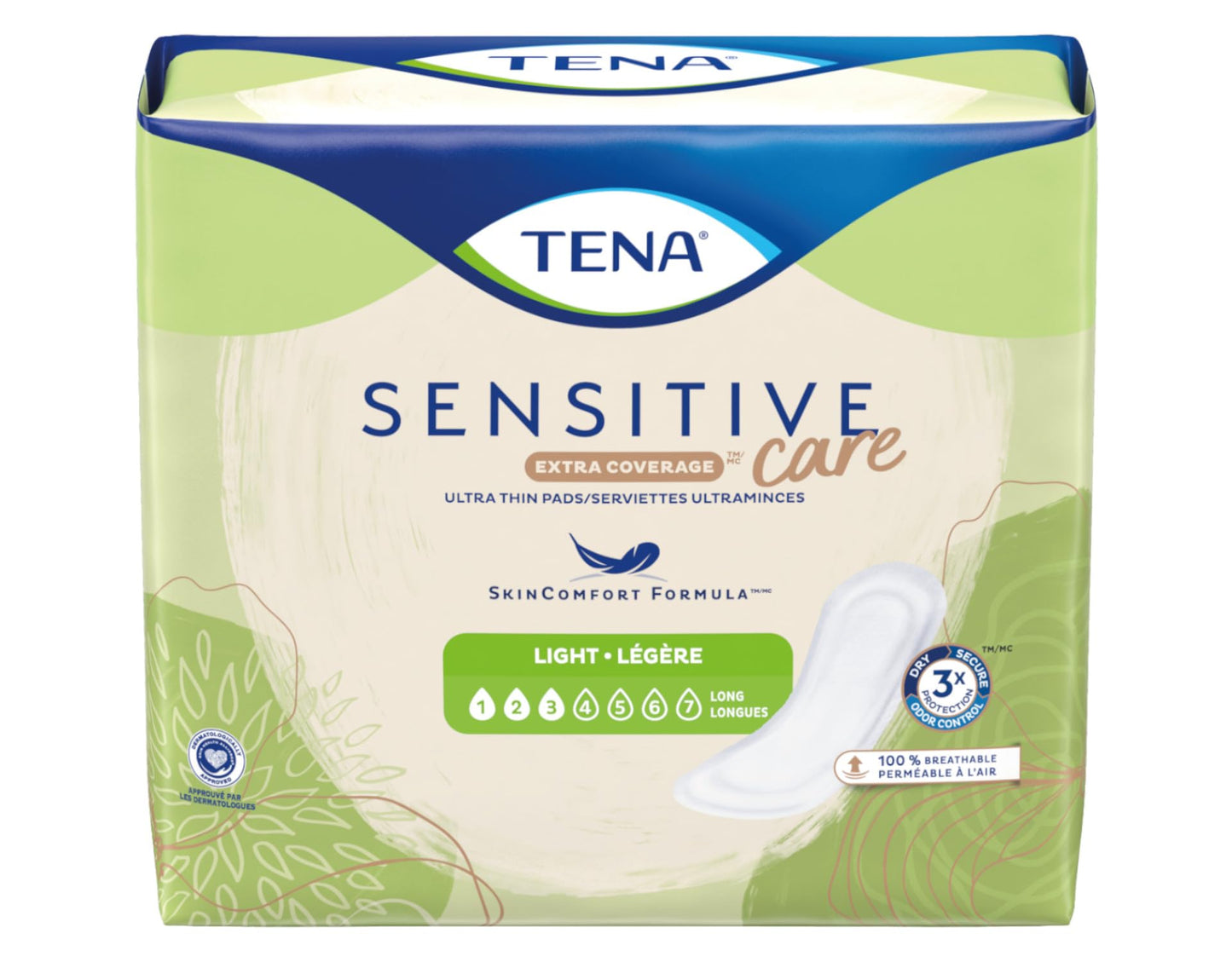 TENA Intimates Light Ultra Thin Pads Long