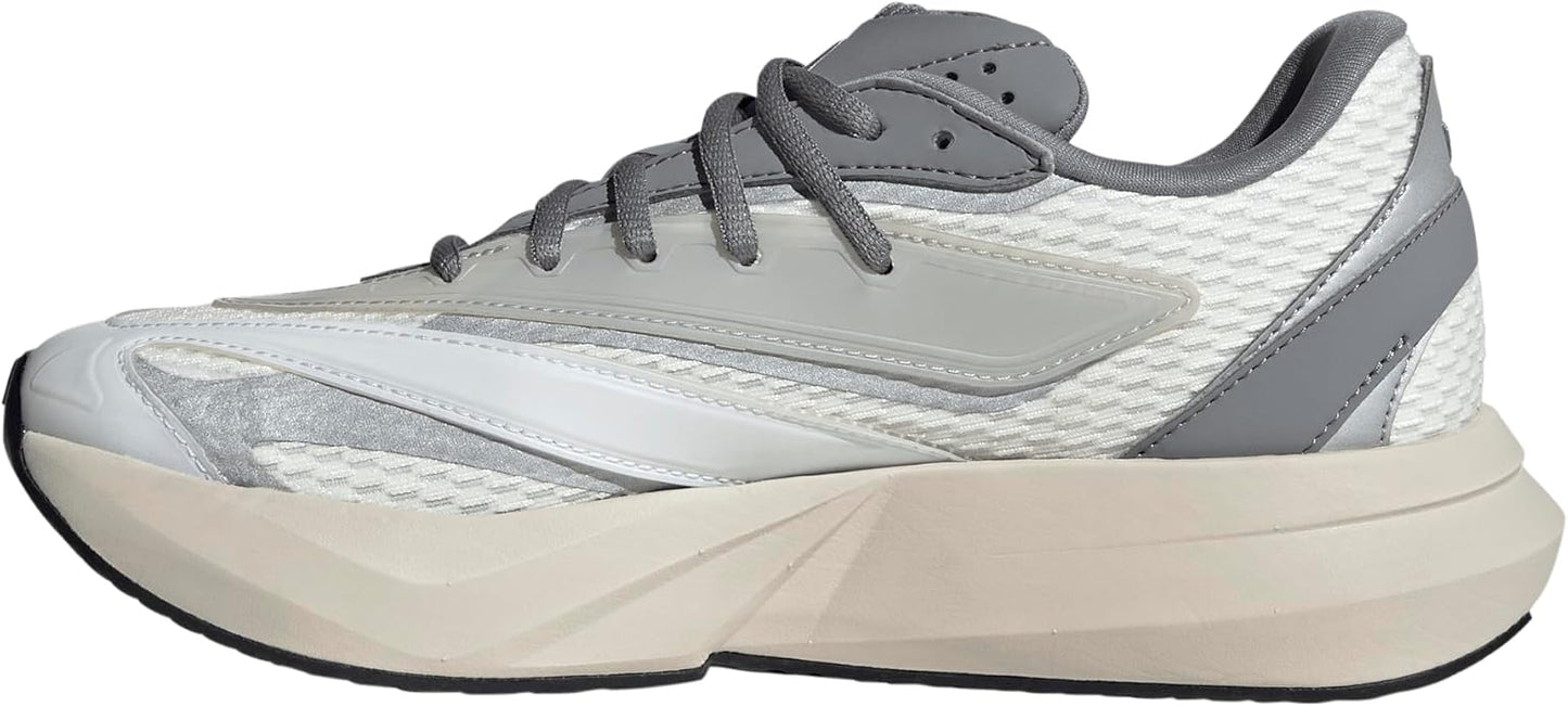 adidas Womens Lightblaze Lace Up Sneakers Shoes Casual - White