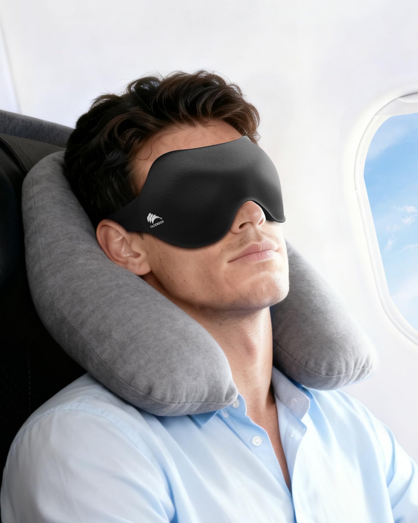 Sleep Masks for Women Men 3 Pack: Zero Eye Pressure Airplane Travel Essentials - 100% Blackout Eye Masks for Sleeping - Side Sleep Comfort Cover for Lash Extensions