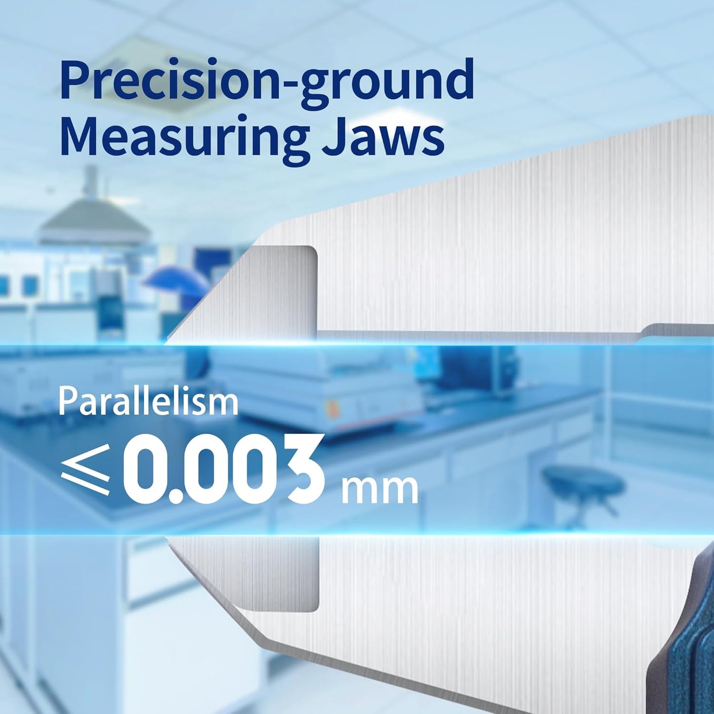 Dasqua 6”/150mm IP67 Absolute Origin Digital Caliper, Stainless Steel, Accuracy ±0.001”/0.02mm, Resolution 0.0005"/0.01mm/1/128, Water/Coolant/Dust Protection, in/mm/Fraction Conversion