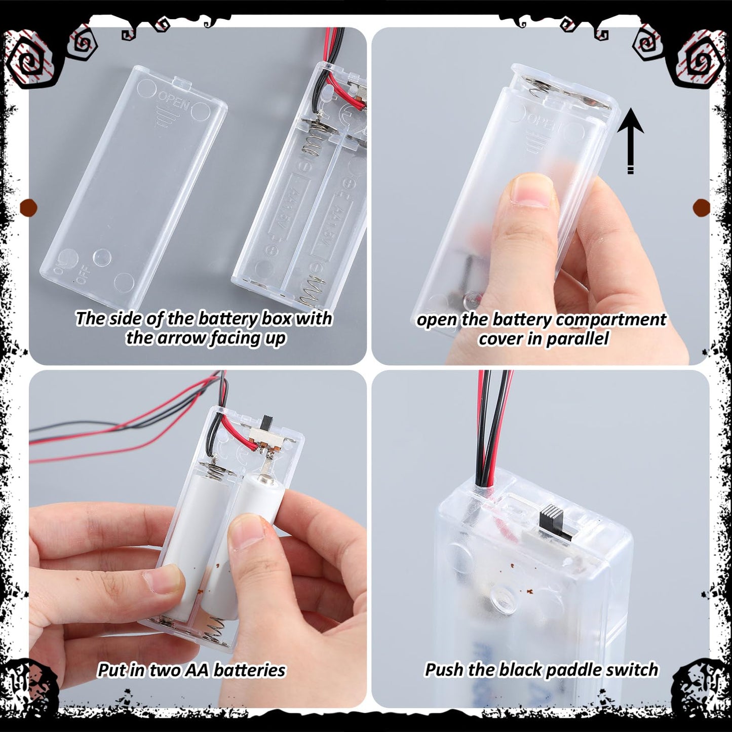 Xuhal 12 Pcs Halloween Led Glowing Eyeball Light For Mask Costume Skull Skeleton 24  Battery Not Include (Red)