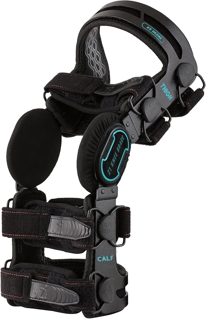Z ONE Z1 K6 Hinged Unloader Metal Knee Brace for Men and Women - Knee Support for ACL, MCL, LCL, PCL, Sport Injuries, Mild...
