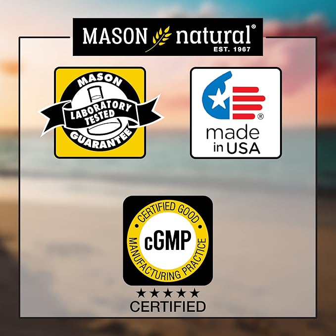 MASON NATURAL Herbal Colon Cleanser - Improved Digestive Health, Healthy Bowel Function & Detoxification, 100 Capsules