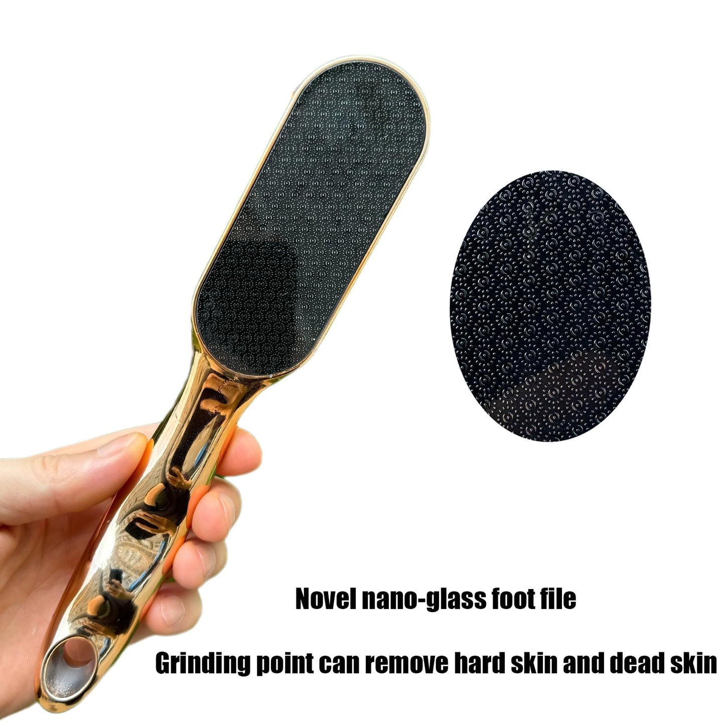 2 pcs Hard Skin Remover Nano Glass Foot File - Foot Callus Remover, Dead Skin Remover, Durable Foot Scrubber, Long Lasting Foot