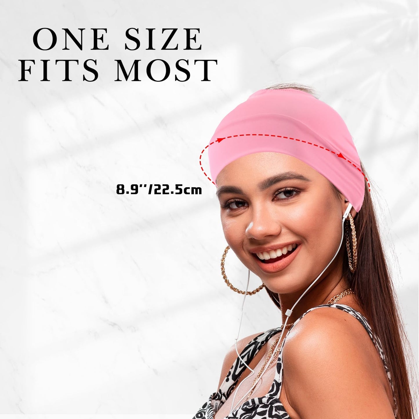 Haysandy 4 Pieces Satin Head Wrap Satin Lined Hair Cover Sleep Cap Slouchy Skull Night Sleeping Beanie for Frizzy Curly Hair (Bl