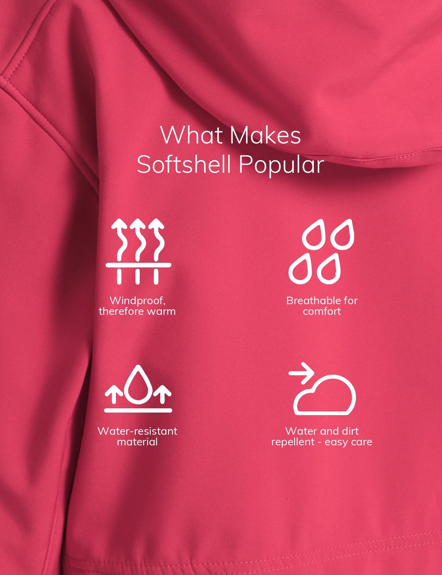 ANTARCTICA GEAR Heated Jacket for Women, Soft Shell Winter Coat with 12V 15000mAh Battery Pack, Hooded Heated Jacket