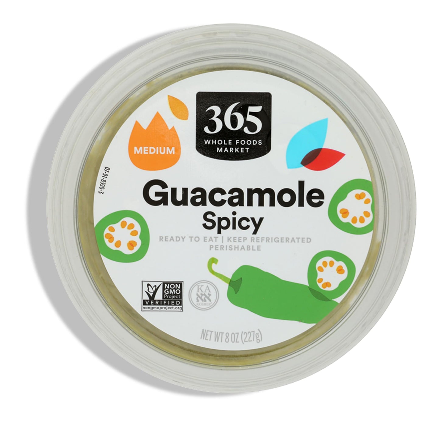 Whole Foods Market Guacamole, Spicy, 8 Oz
