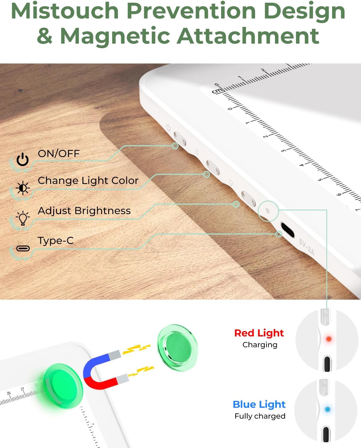 A3 Light Pad for Diamond Painting,Bawaslom Cordless Light Box for Tracing and Drawing with 3 Colors & 6-Level Brightness,Rechargeable LED Drawing Pad for Tracing,Diamond Art,Vinyl Weeding,Sketching