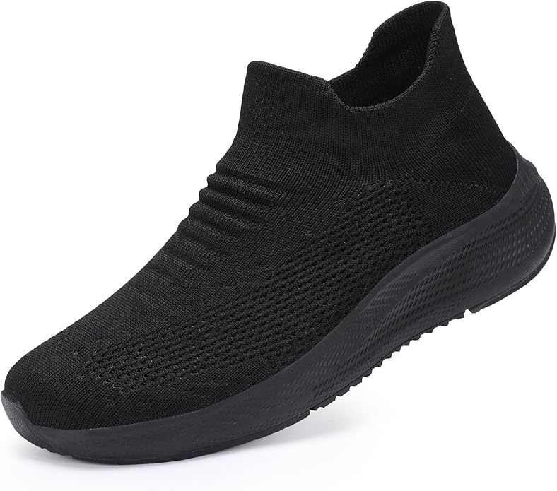SHULOOK Womens Slip on Walking Shoes Comfort Lightweight Breathable Sock Shoe Non-Slip Mesh Casual Fashion Tennis Running ...