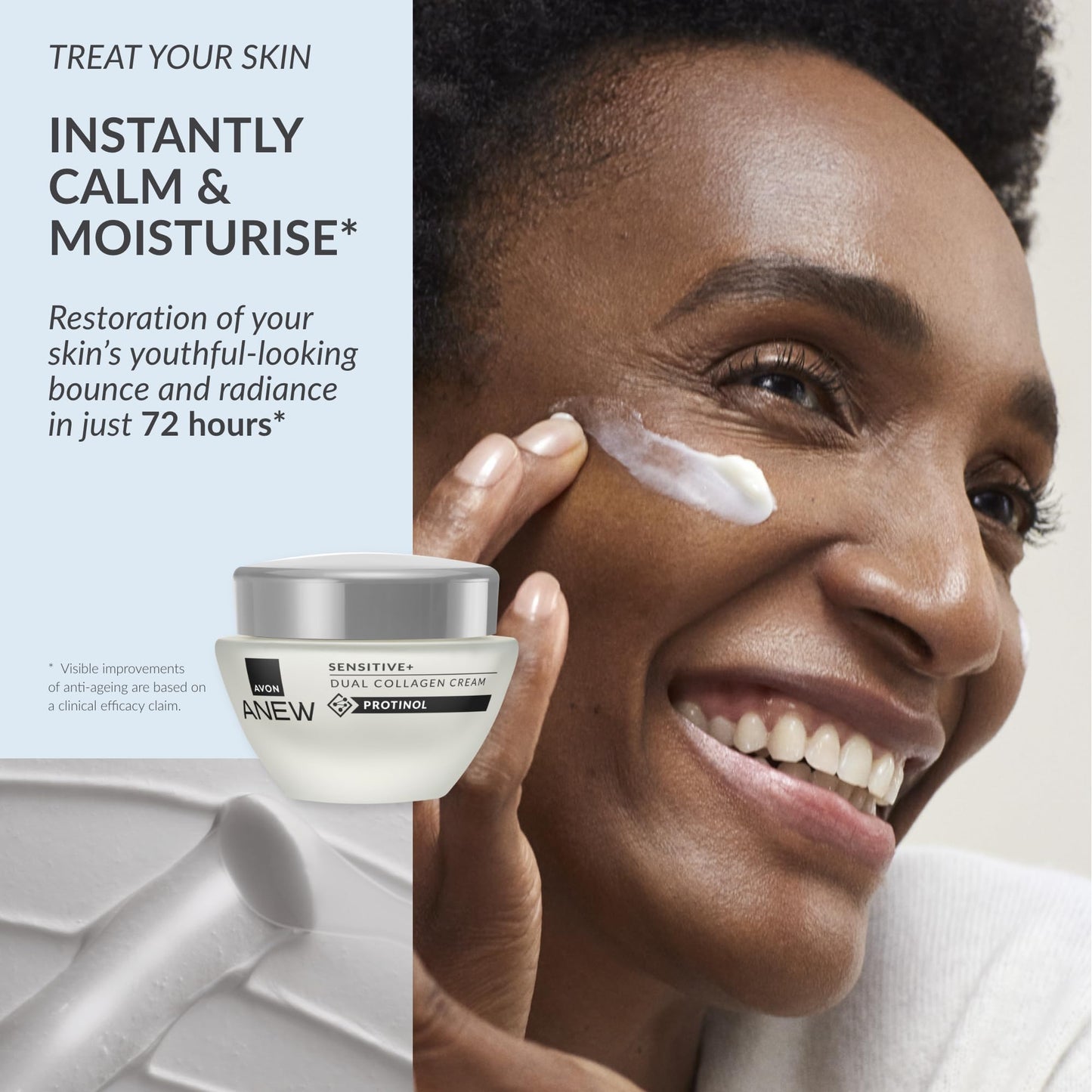 Avon Anew Sensitive Dual Collagen Face Cream for Sensitive Skin 50 ml