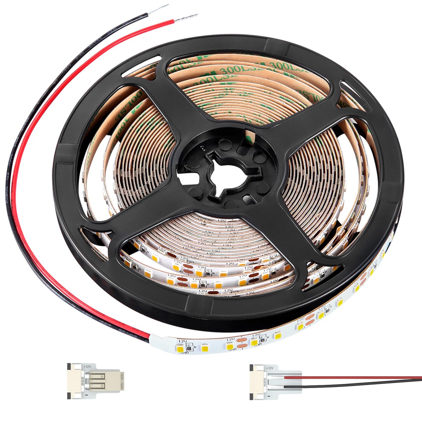 Obeaming Rv Flexible Led Strip Light 12V Dimmable Tape Light 16.4 Ft 600 Leds Width 5/16?For Camper Van Motorhome Truck Trailer Interior Lighting  2000 Lumen Cri 90+ Indoor Only (4000K)