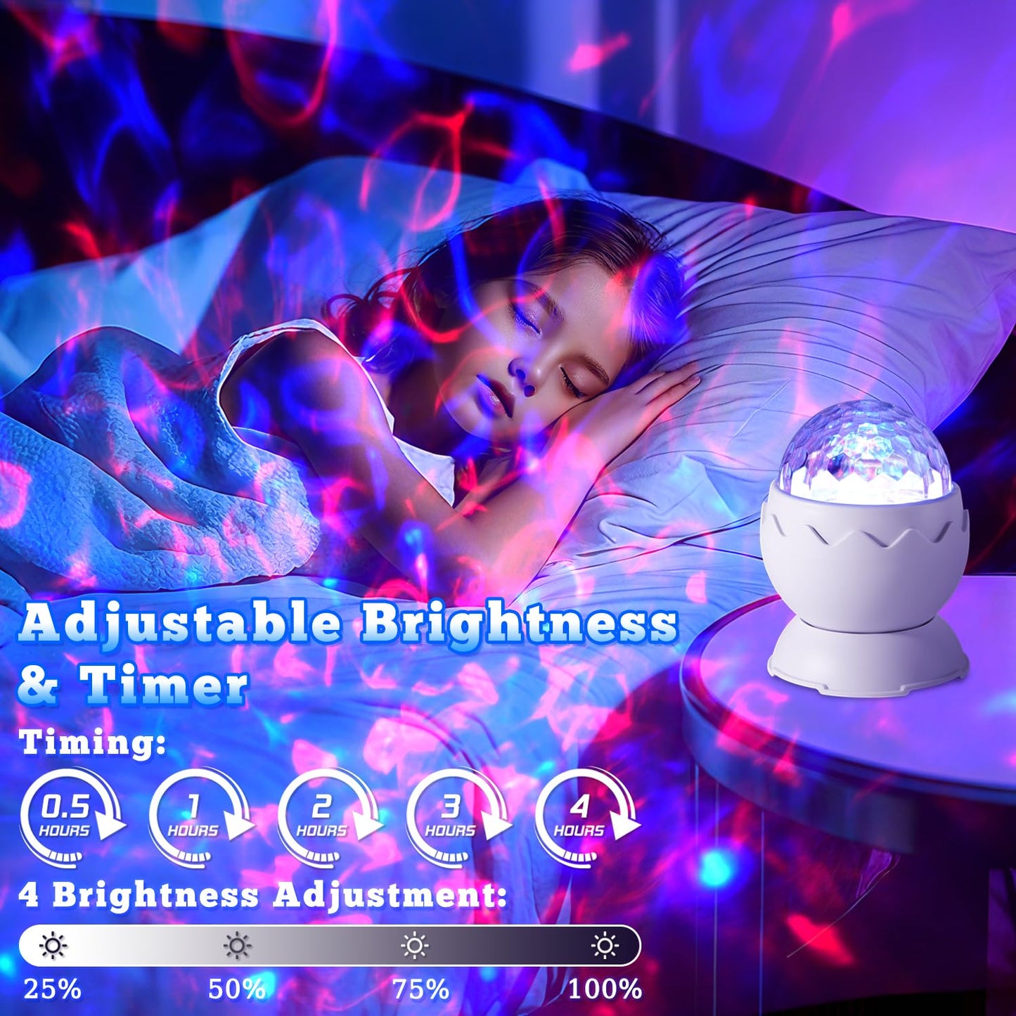 Proran Galaxy Projector For Bedroom  Nebula Galaxy Night Light Projector With Timer And Remote Gift For Kids mature-themeds For Ceiling Birthdays Christmas Valentine S Day