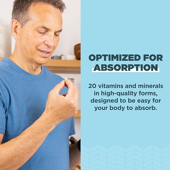 Ancient Nutrition Mutlivitamin Men's Once Daily Capsules, 30 Count + Multivitamin Women's Once Daily Capsules, 30 Count