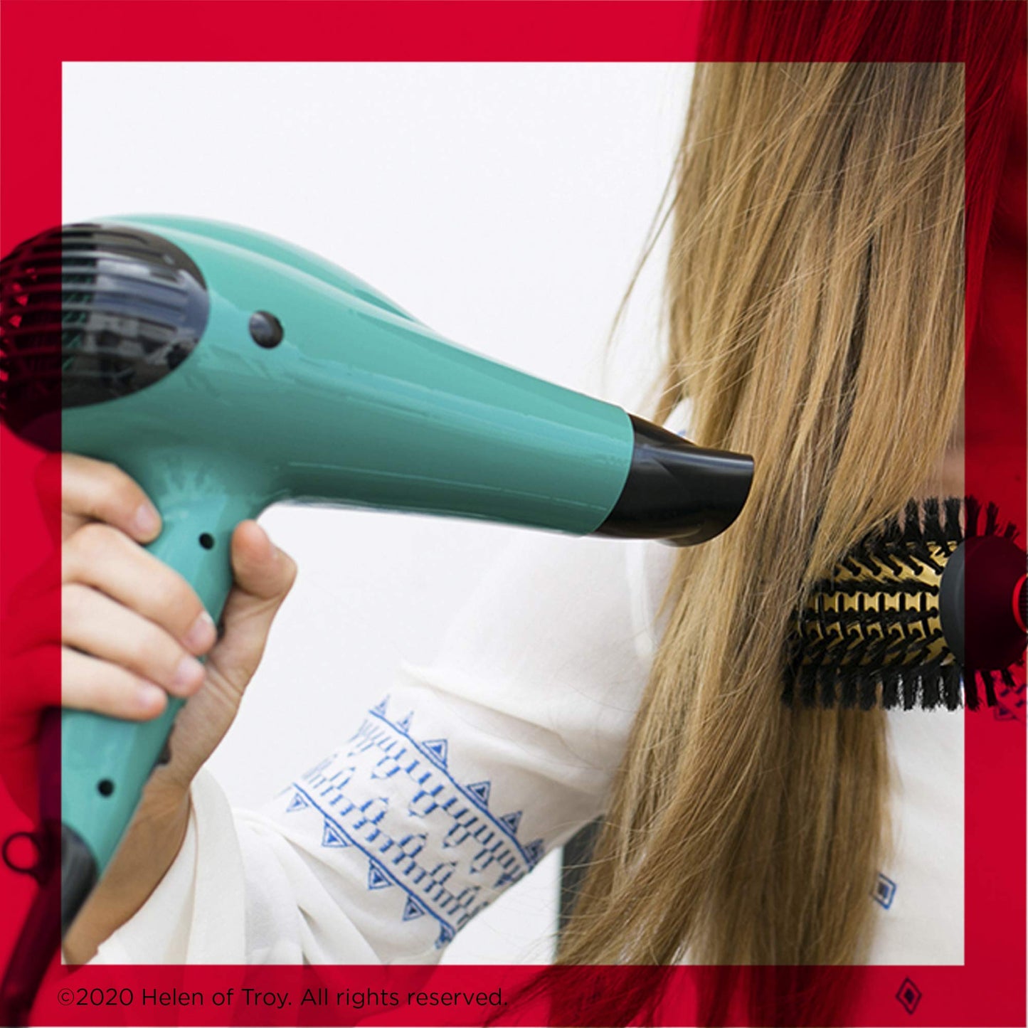 REVLON Volume Booster Hair Dryer with Diffuser | Voluminous Lift and Body | 1875W Blow Dryer with Ionic Technology for Salon Sty