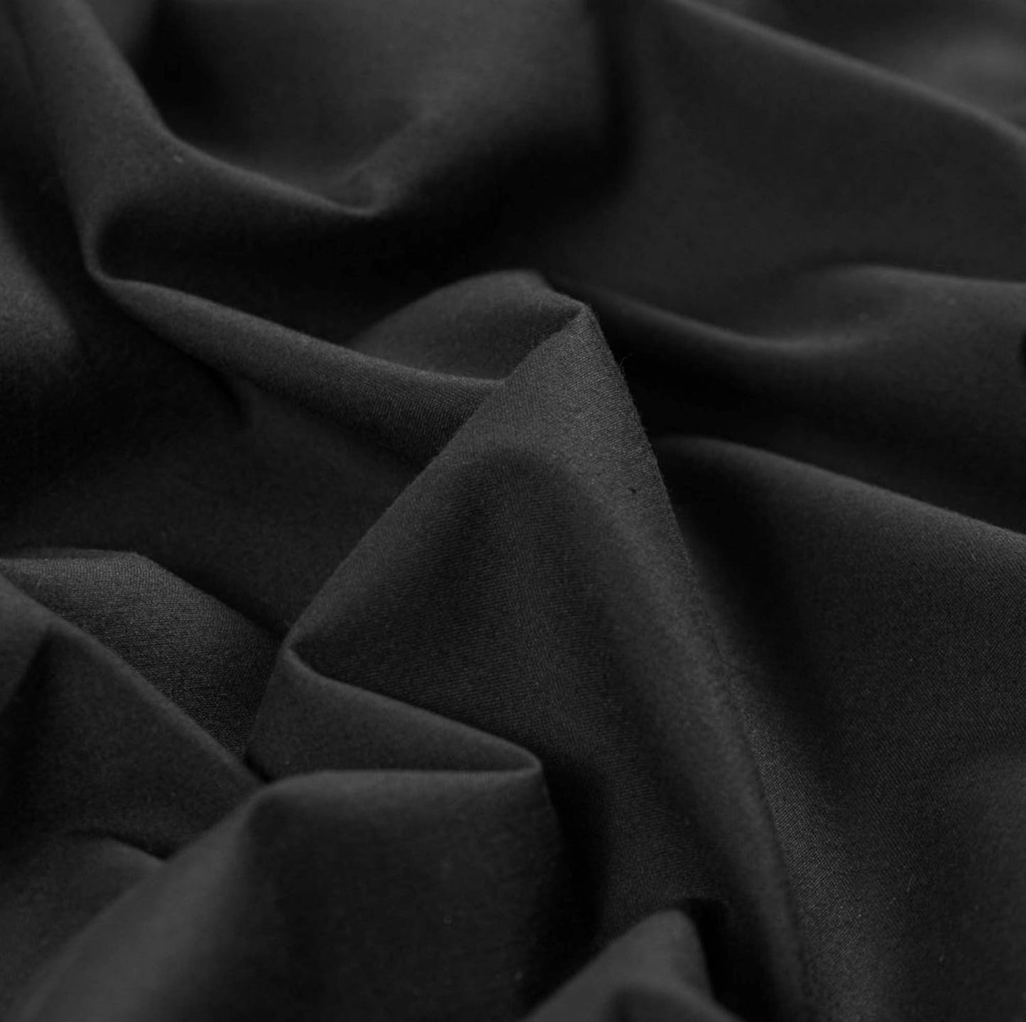 AK TRADING CO. Muslin Fabric/Textile - Draping Fabric - Black 5 Yards Medium Weight - 100% Cotton (60in. Wide)