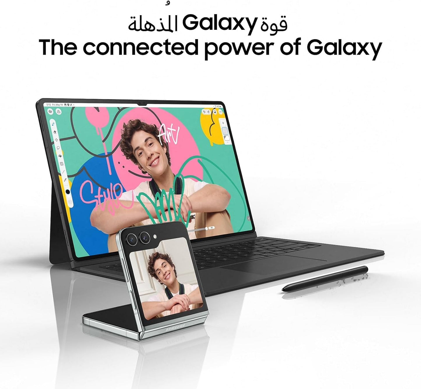 Samsung Galaxy Tab S9 Fe+ Wifi Android Tablet, 8Gb Ram, 128Gb Storage, S Pen Included(International Version) (Gray)