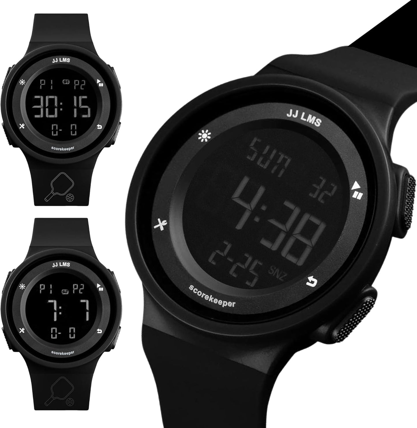 Scorekeeper Digital Watch, for Tennis, Padel, Pickleball, Score Tracking