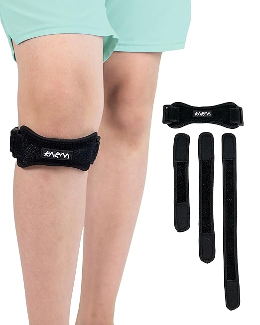 KARM Kids Knee Brace Strap - Osgood Schlatter Knee Brace Youth for Kids, Child - Patellar Tendon Support Patella Band for ...
