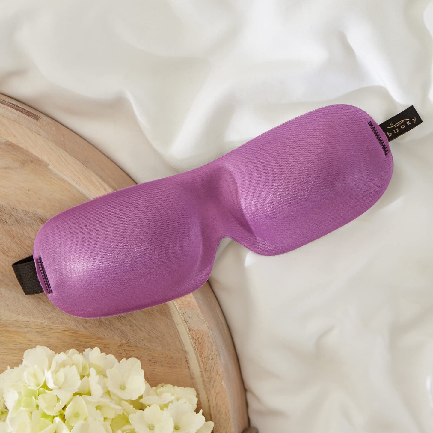 Bucky 40 Blinks No Pressure Solid Eye Mask for Sleep & Travel, Orchid, One Size
