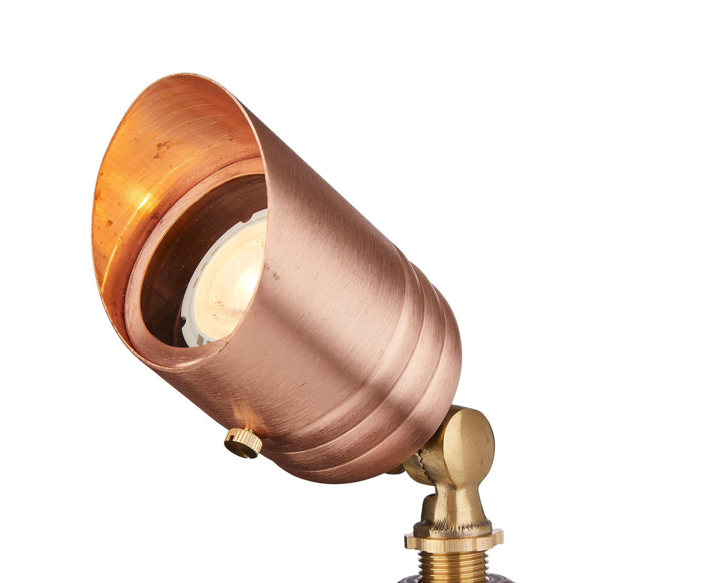 Volt Outdoor Spotlight - 12V Solid Copper With 5W 2700K Mr16 Led Bulb & Ground Stake