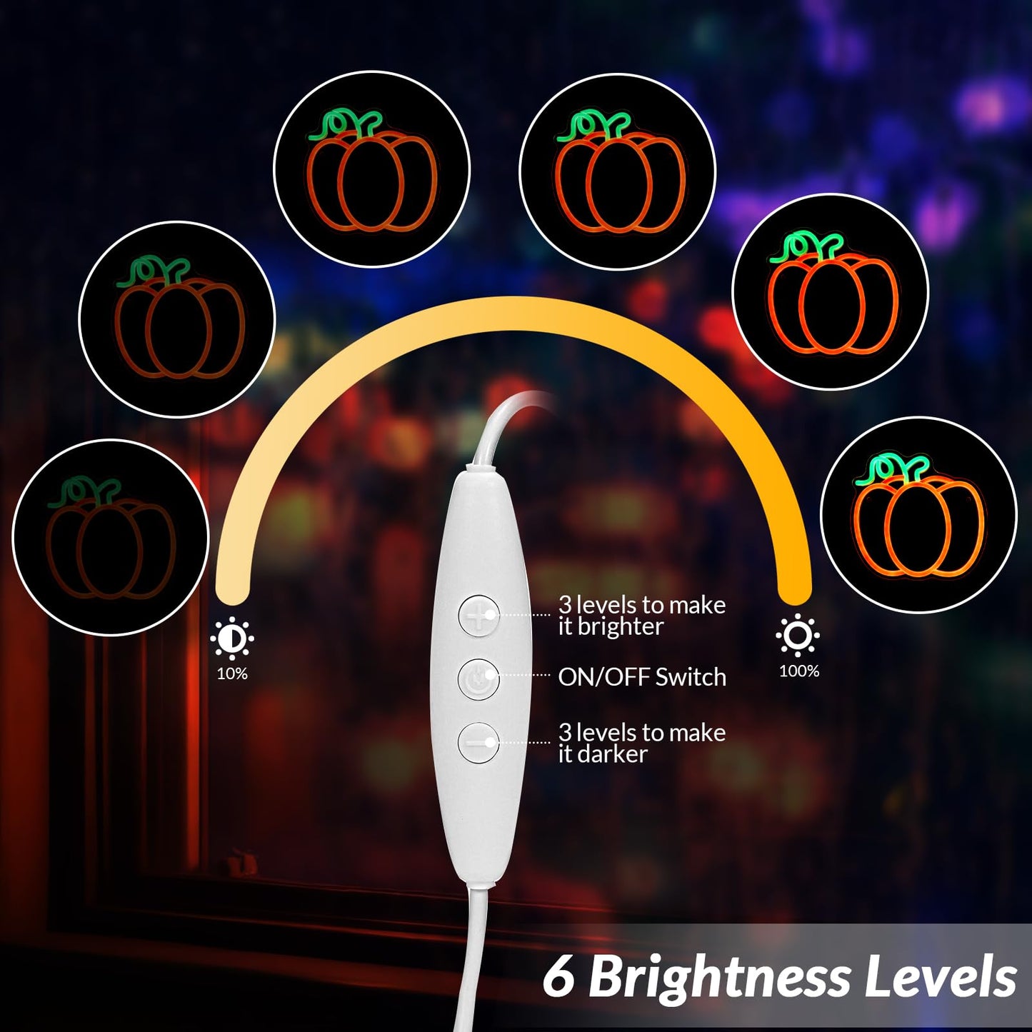 Hanna Roberts 3 Pcsthanksgiving Neon Sign  Pumpkin Maple Leaf Acorn Neon Led Lights  Usb Powered Window Lights For Halloween Thanksgiving Party  3D Wall Art Signs For Home Bedroom Living Room