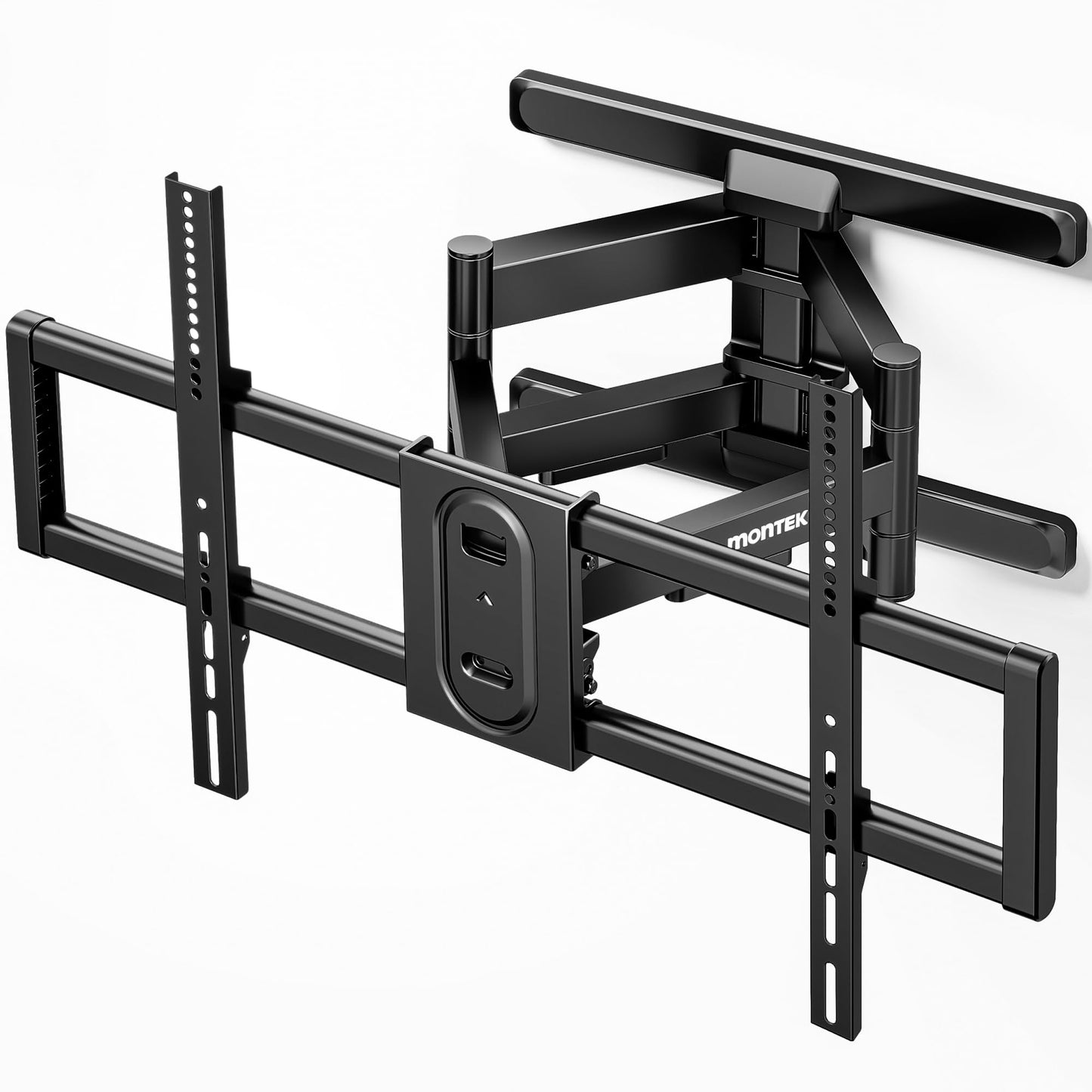 monTEK Full Motion TV Wall Mount for 43"–95" TVs, Pre-Assembled & up to150lbs, Heavy Duty TV Mount Bracket with Tool-Free Tilt/Swivel/Extension, Max VESA 800x400, Fits 16"/18" Studs