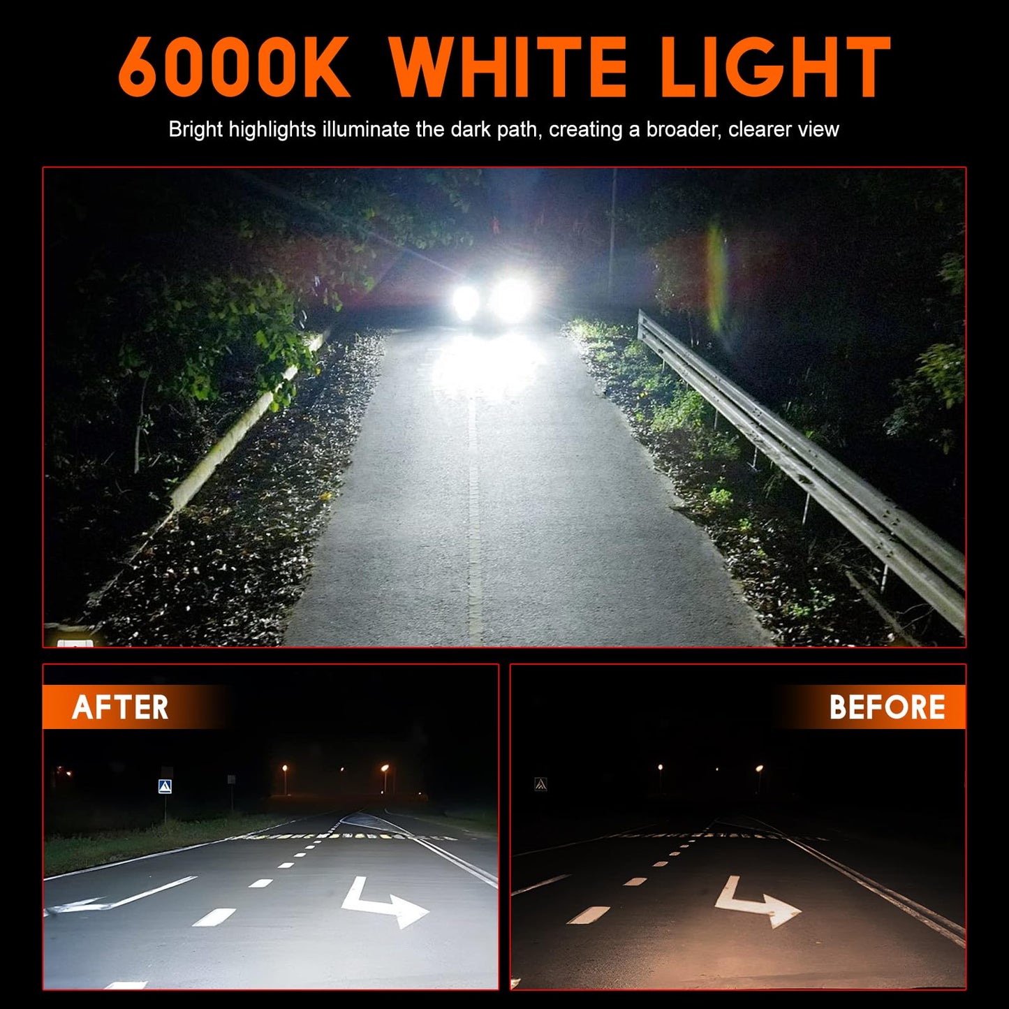 Qobsos Led Fog Light For Toyota Venza 2009-2015 Replacement Front Bumper Lamp 6000K White Pack Of 2