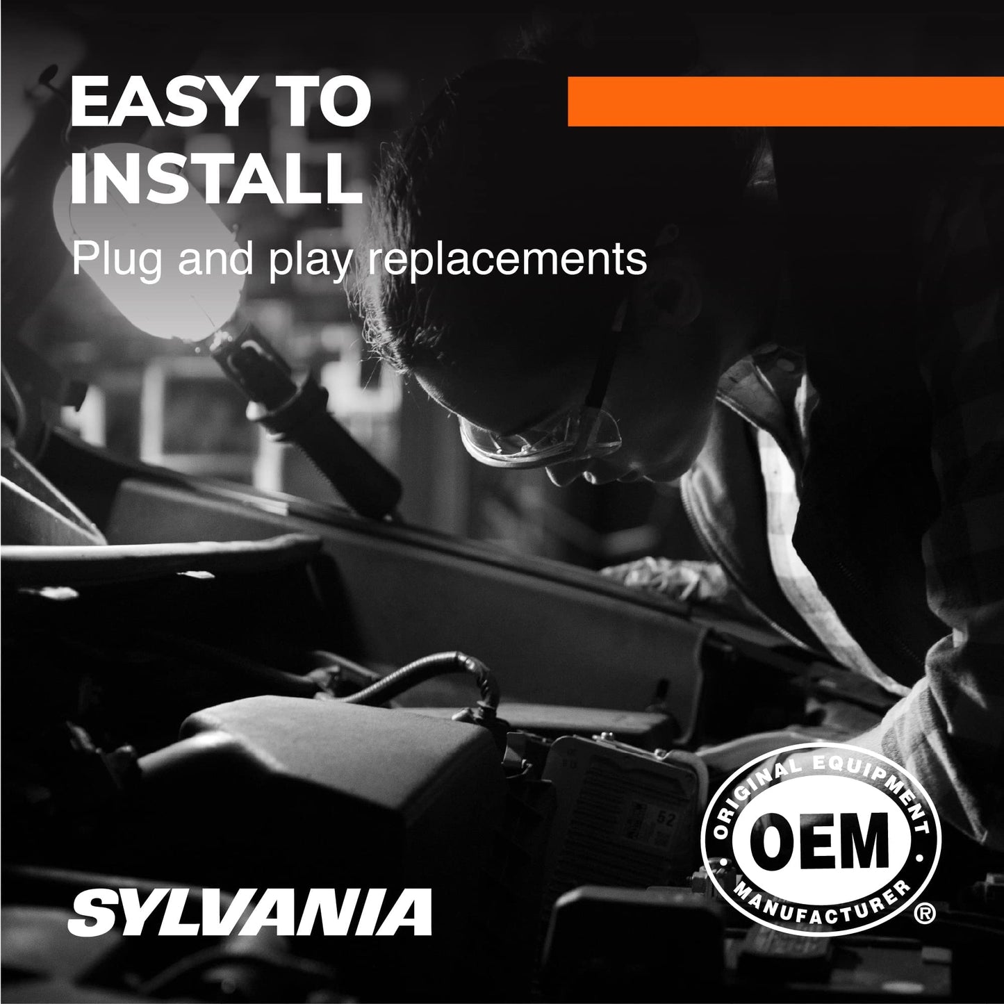 SYLVANIA 1156 LED Mini Bulb - White, 2 Pack, Ideal for Backup & Daytime Running Lights