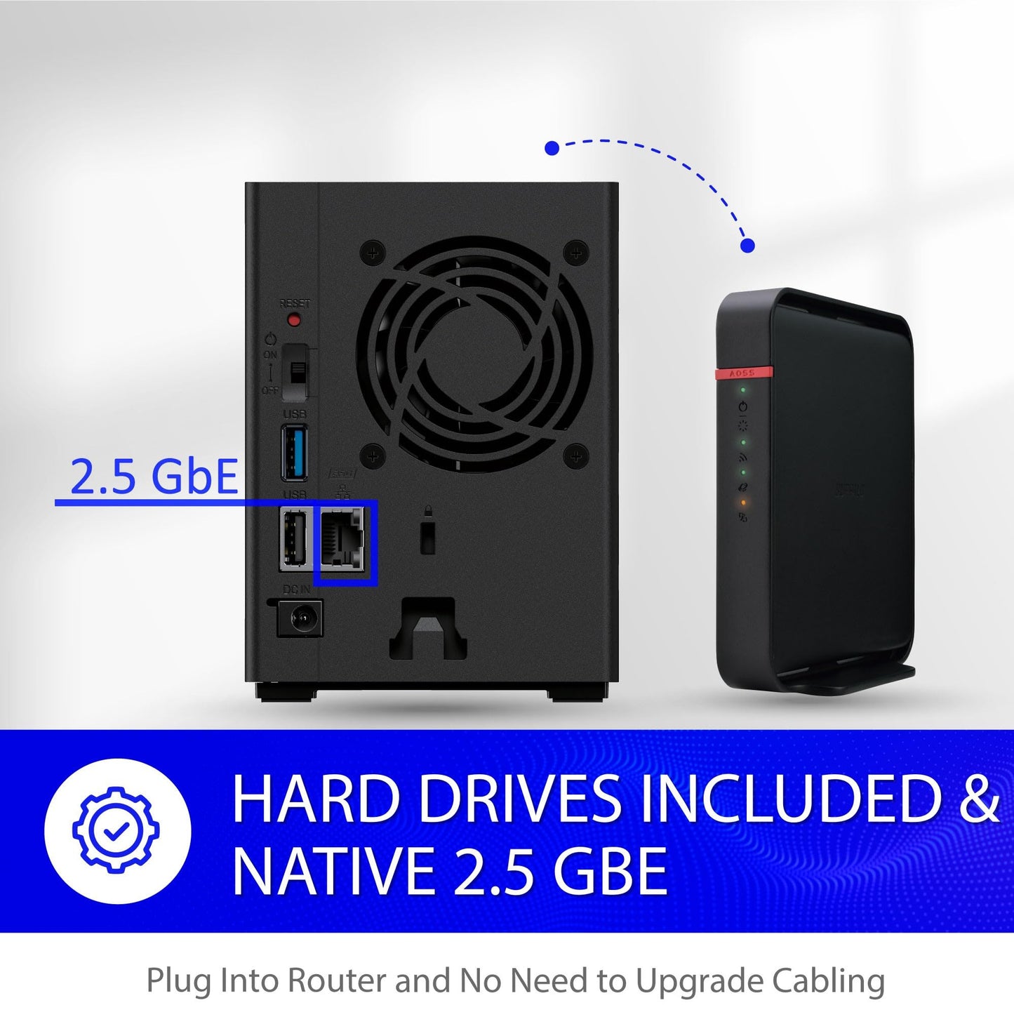 Buffalo Linkstation Soho 720 2-Bay Professional Office Nas 8Tb (2X4Tb) With Hard Drives Included