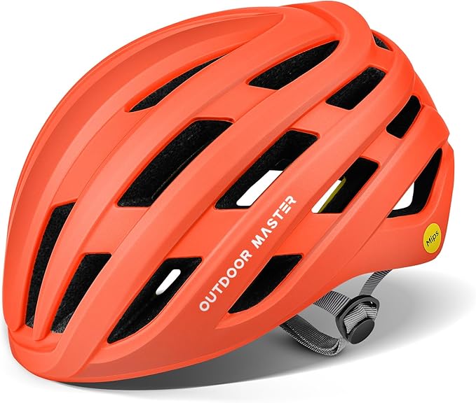OutdoorMaster MIPS Bike Helmet for Adults-Two Removable Liners & Ventilation in Multi-Environment - Road Bicycle Helmets i...