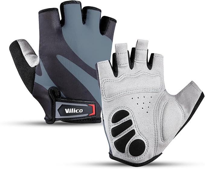 SUJAYU Fingerless Cycling Gloves for Men Women Bike Gloves for Men Cycling Bicycle Accessories, Guantes para Bicicleta Hom...