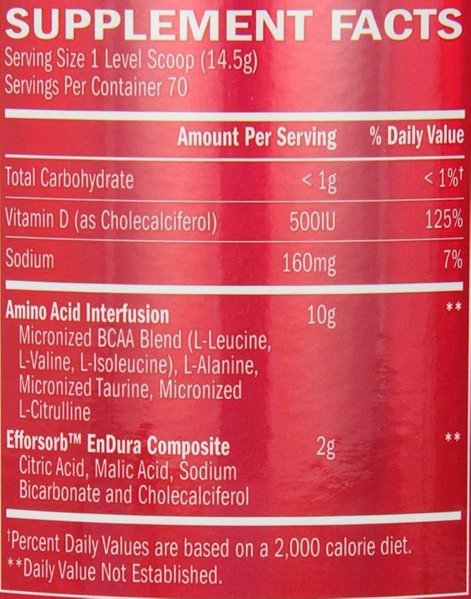 BSN Amino X Muscle Recovery & Endurance Powder with BCAAs, 10 Grams of Amino Acids, Keto Friendly, Caffeine Free, Flavor: Fruit Punch, 70 servings (Packaging may vary)