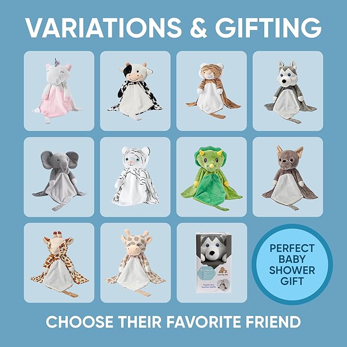 Baby Sleep Soother Beige & White Giraffe Plush with Heartbeat & Lullaby Sounds, 4-in-1 Sound Machine, Security Blanket & Pacifier Holder, Baby Registry Essential & Christmas Gift for Newborns, Infants