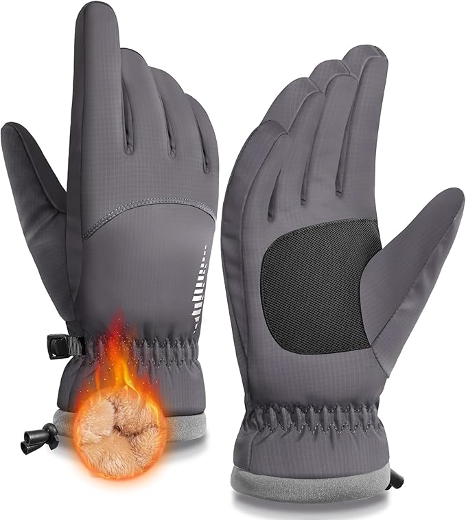 SIMARI Winter Waterproof Warm Gloves Women Men with Touchscreen Fingers, Ski Snow Windproof for Cold Weather Thermal, for ...