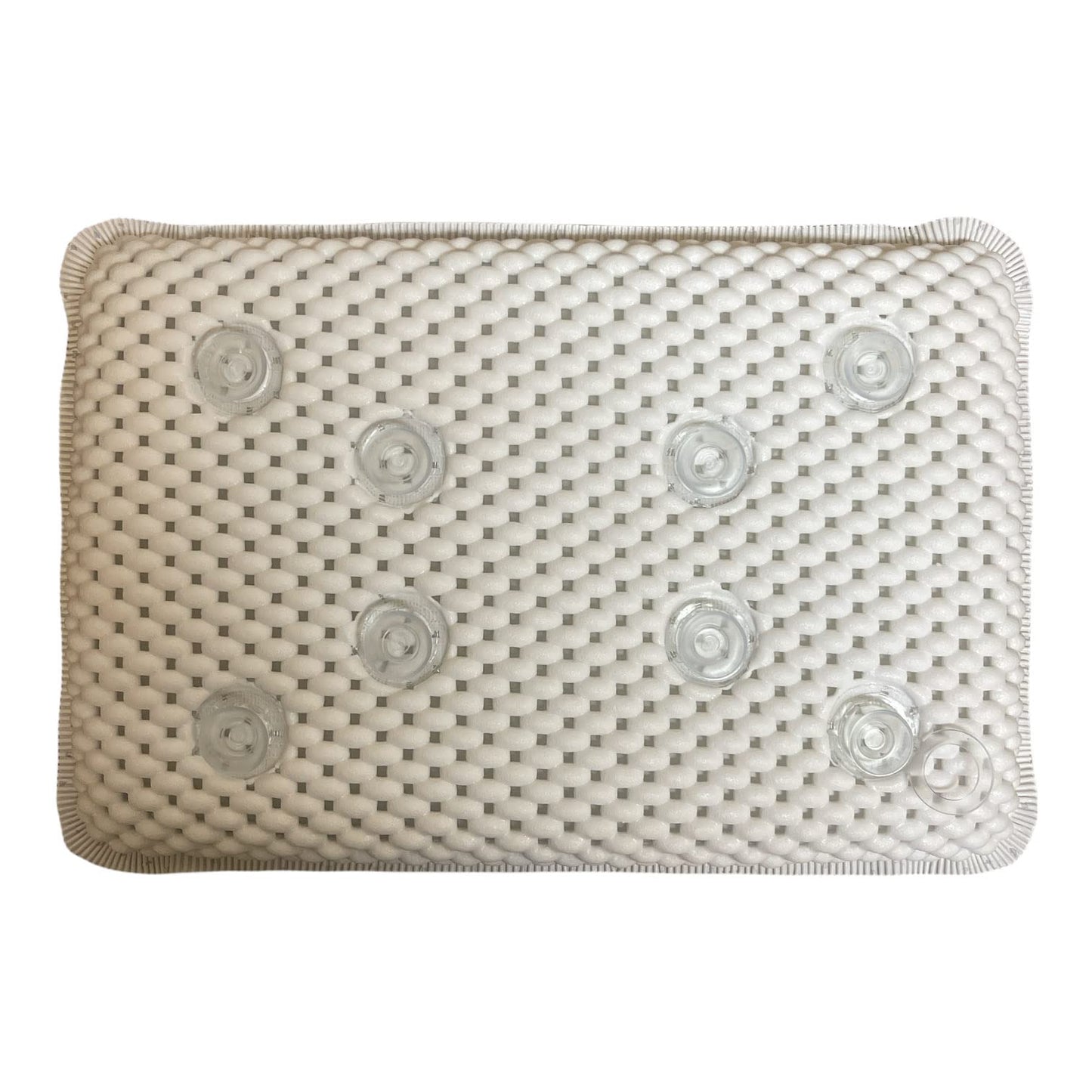 bulk buys OF441 Non-Slip Bathtub Pillow with Suction Cups, White