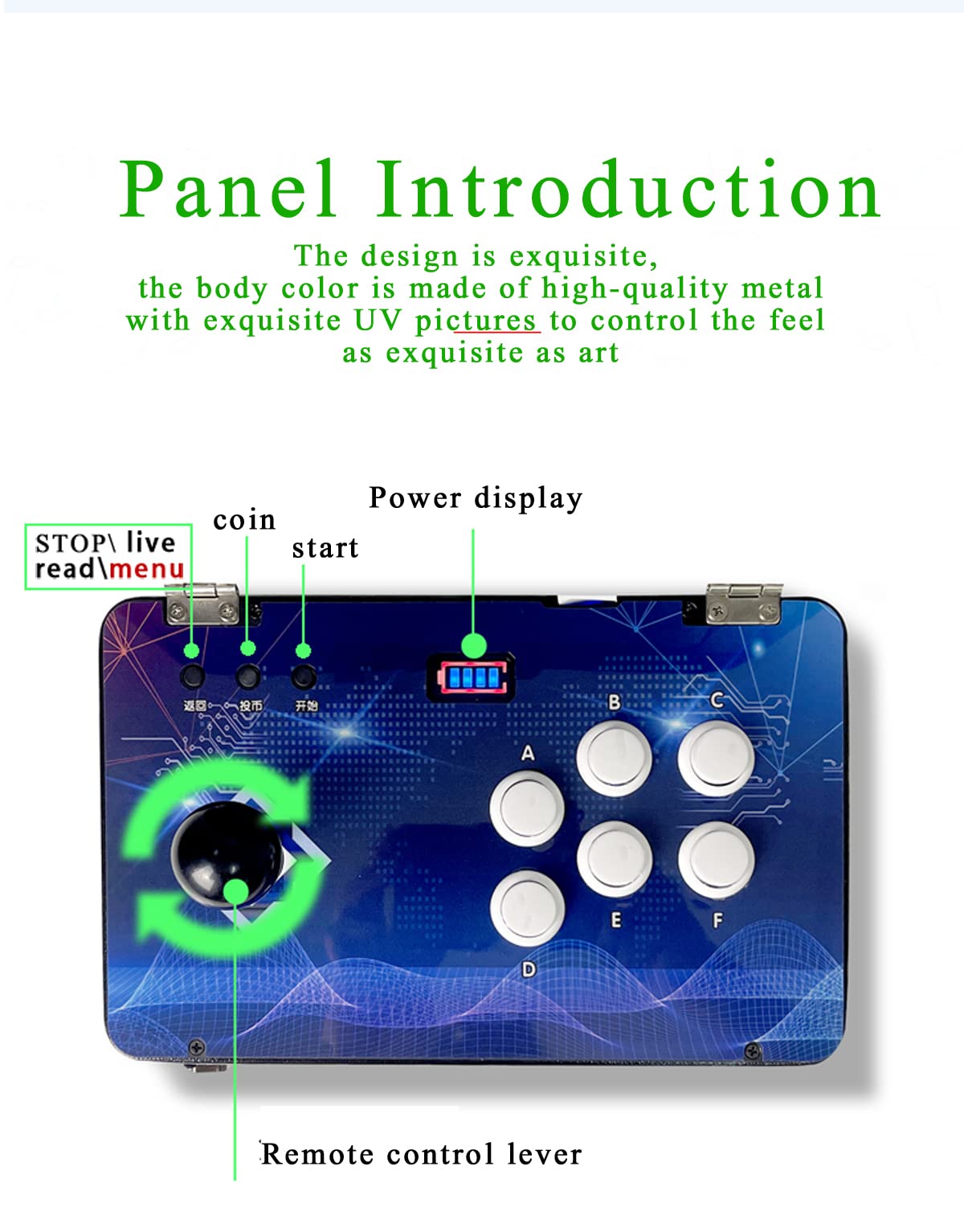 WYGaming Pandora Arcade Portable Retro Video Game Player Built-in 20000+ Classic Games 10 inch LED Integrated Recreation Arcade Emulator Console Compatible with FBA/N64/Arcade/MAME