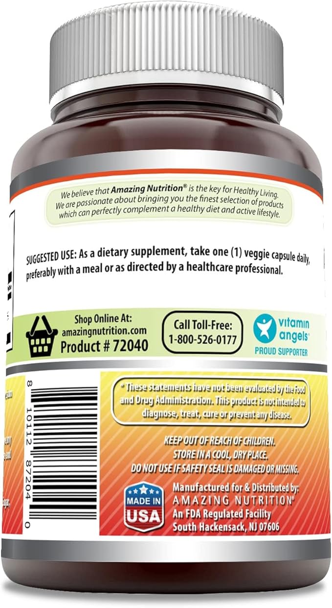 Amazing Formulas Vitamin C Supplement | 1000 Mg | Veggie Capsules | Non-GMO | Gluten-Free | Made in USA (100 Count, 2 Pack)