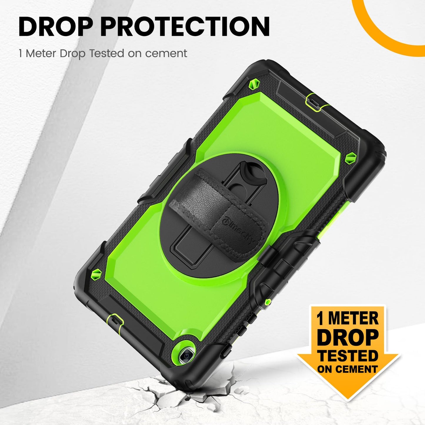 Timecity Case For Samsung Galaxy Tab S6 Lite 10.4   2024/2022/2020 (Sm-P620/P610/P613/P615), Durable Sturdy Protective Case Wi