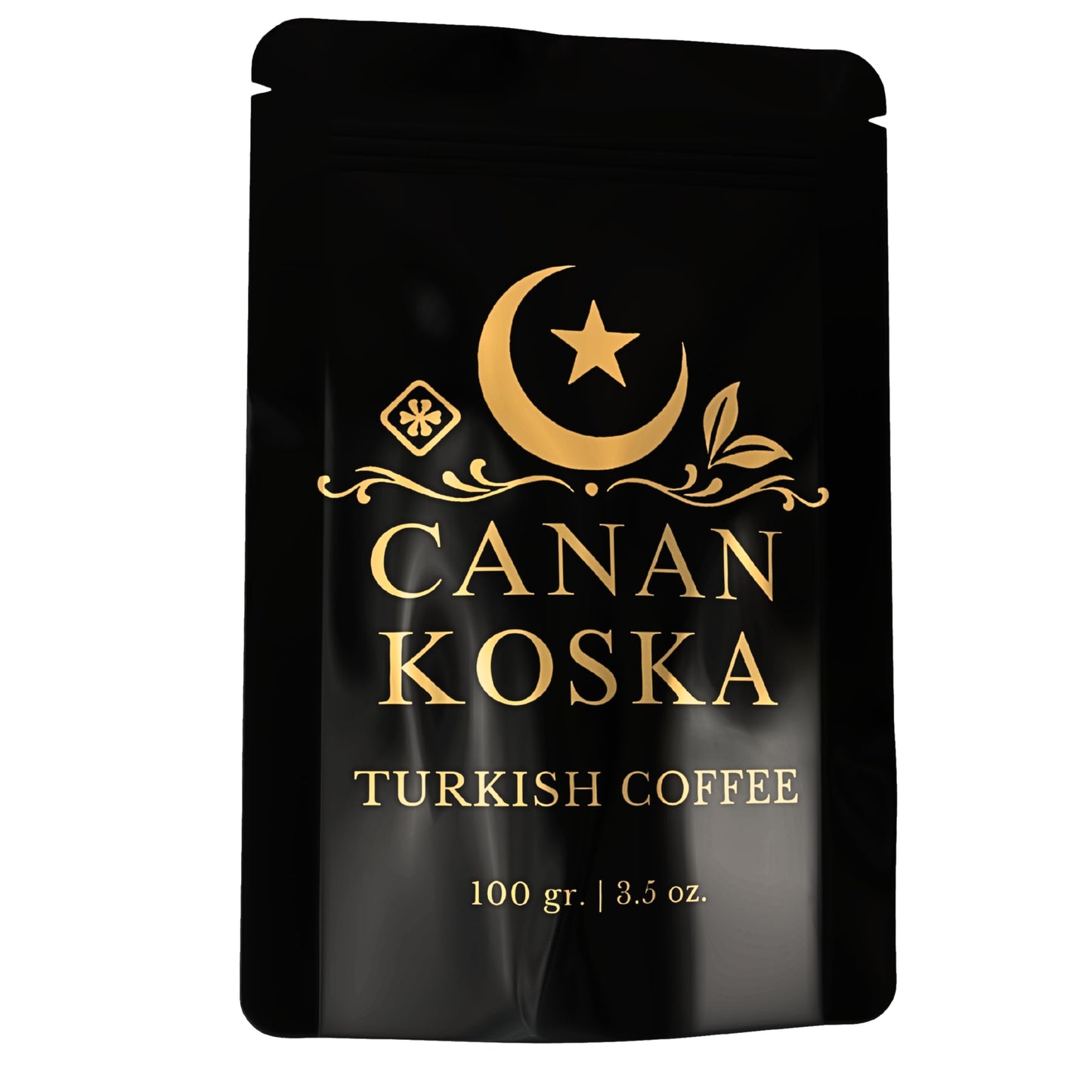 Canan Koska Turkish Coffee Medium Roast Ground Coffee 100% Arabica, Finely Ground for Rich Flavor and Smooth Texture, Ideal for