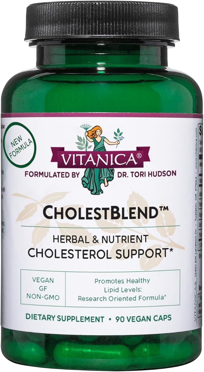 Vitanica Cholestblend, Cholesterol Support, Vegan, 90 Capsules