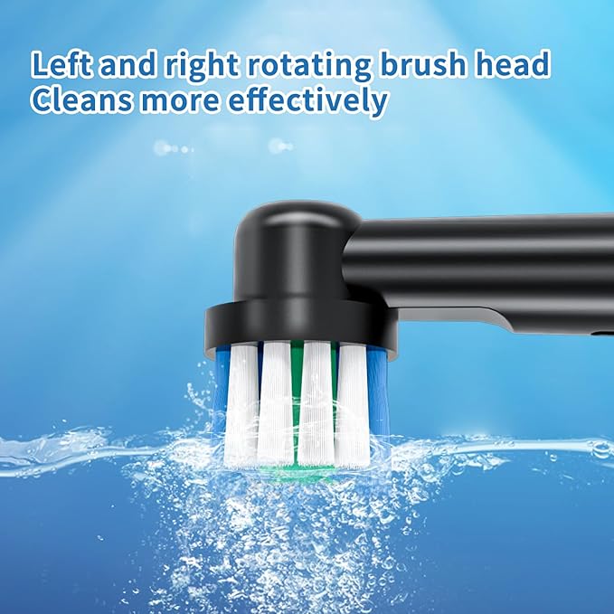 Deep Clean Rechargeable Electric Powered Toothbrush,Pressure Sensor to Protect Gums Bunny Lamb Replacement Brush Heads