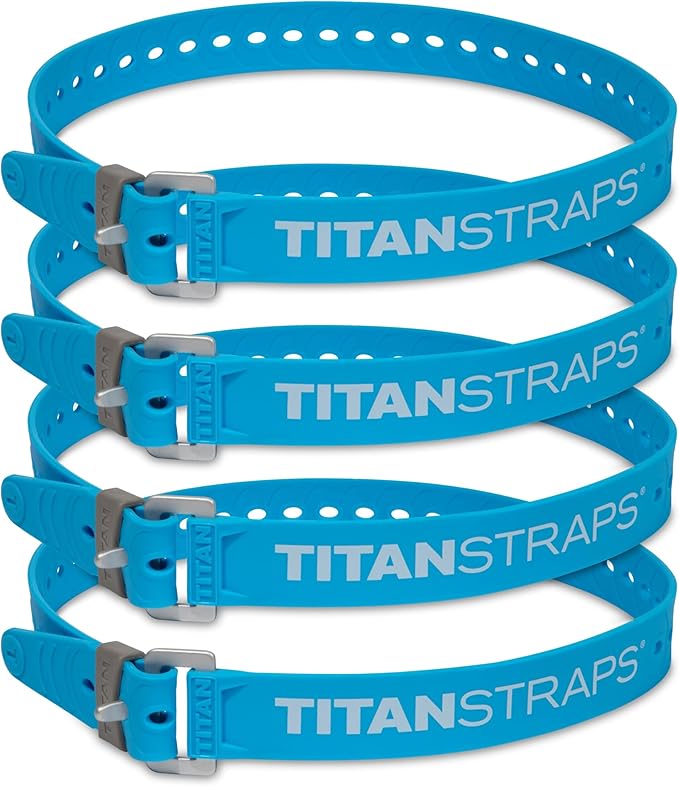 Titan Industrial Straps – Strong & Simple Tie-Downs for Construction (Welders, DIY Home) & 1st Responders – 3 Year Warrant...
