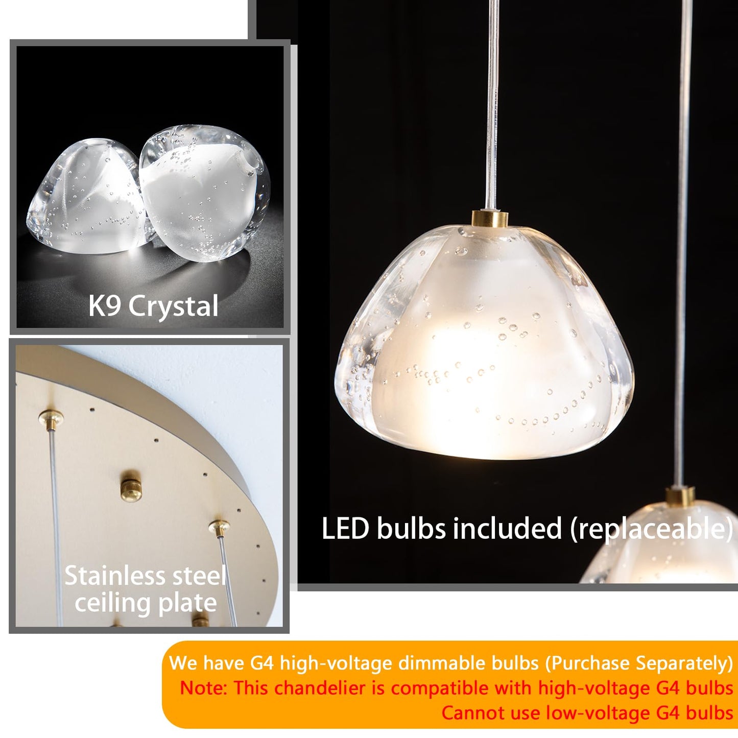 Modern Crystal Chandelier For Hallway Gold Led Ceiling Lighting For Staircase Light Fixture For Living Room Foyer Entryway