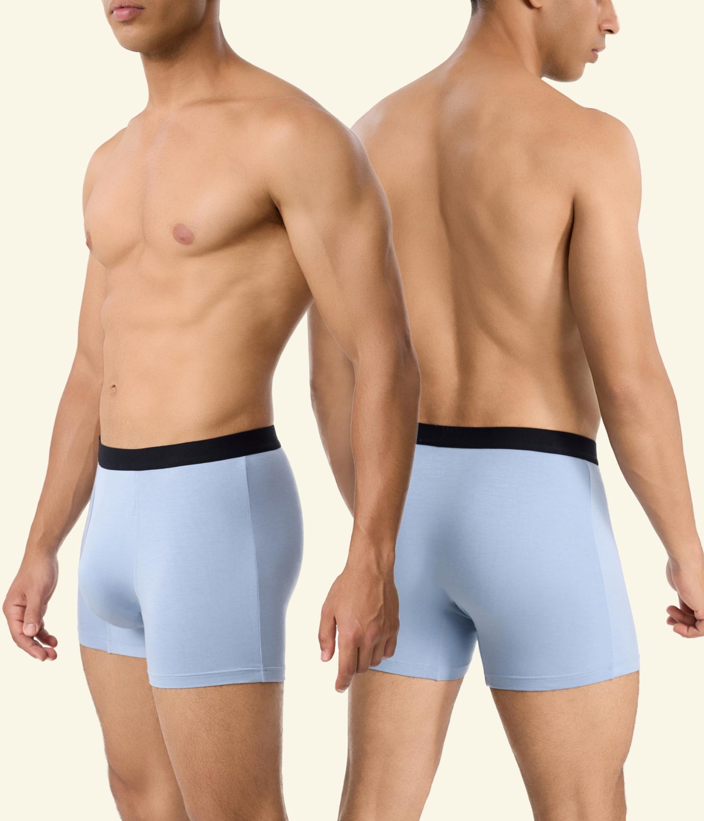 SUNCHIRI Incontinence Underwear for Men, 50ml Reusable Washable Leak-proof Absorbent Boxer Briefs with Fly, 5 Pack (Multicolor01, Medium)