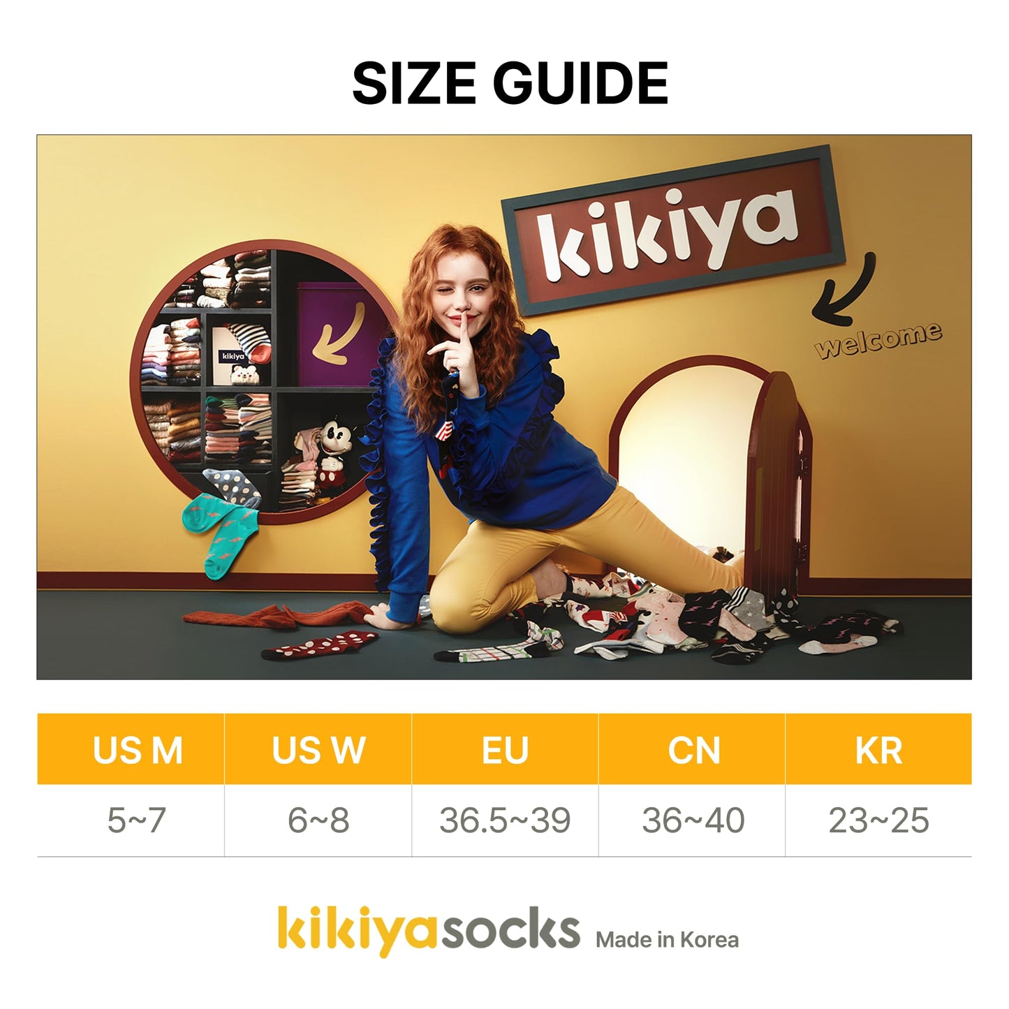 kikiya socks Women Pattern Crew | 6 Pairs Black White Rainbow Tube Pride Color Striped Print Mid Calf Design Daily Trouser Boot Cotton Socks | Womens Ladies Girls Gift | Rainbow Tube