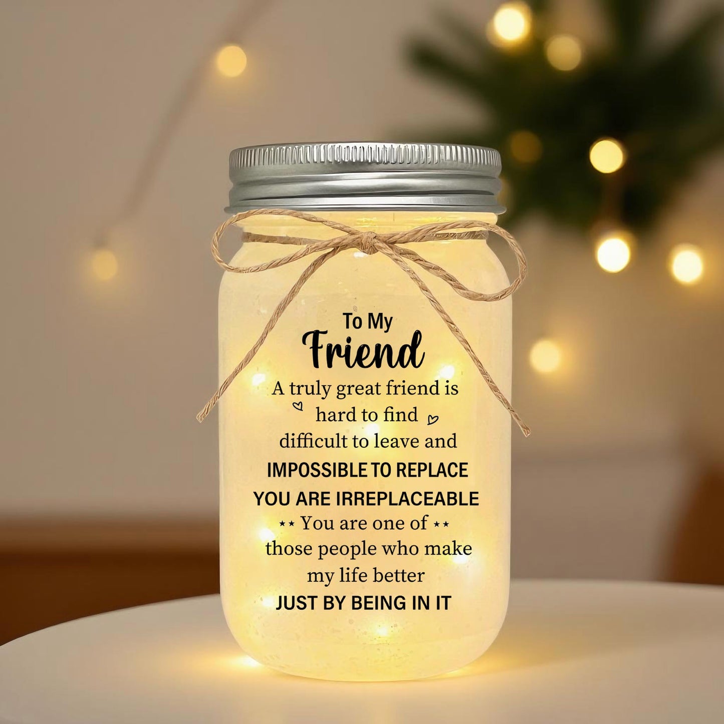 Le Xiaoxi Best Friend Birthday Gifts For Women  Friendship Mason Jar Night Lights  Christmas Mother S Day Birthday Gifts For Friends Women Bestie Bff