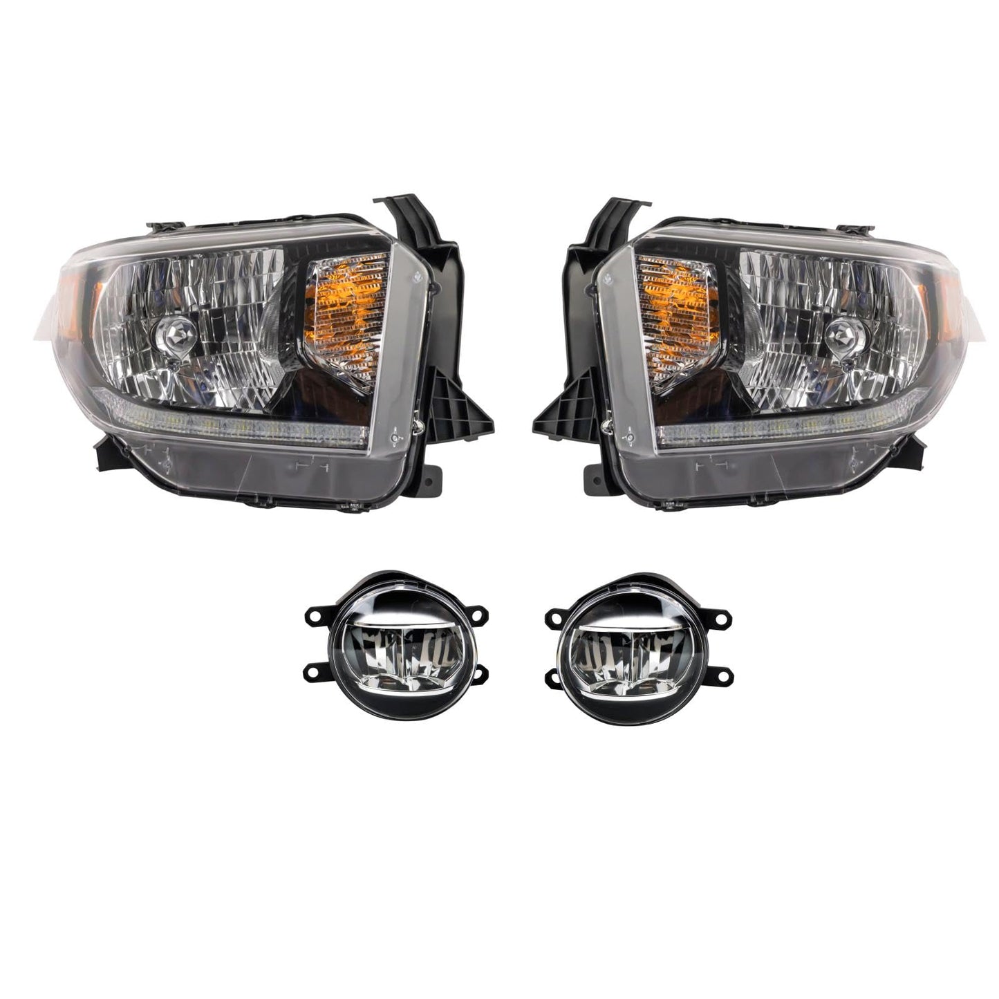 Trq Lighting Kit Lx2592113 Lx2593113 To2502260 To2503260 Compatible With 2018 Toyota Tundra
