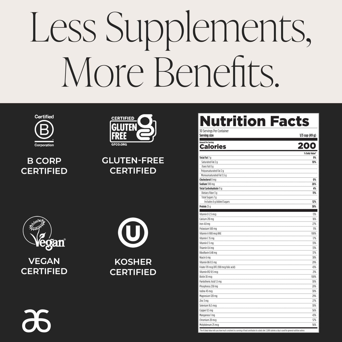Arbonne EssentialMeal Meal Replacement Shake - Protein Shake, Vegan Protein Powder, Complete Daily Nutrition, Chocolate